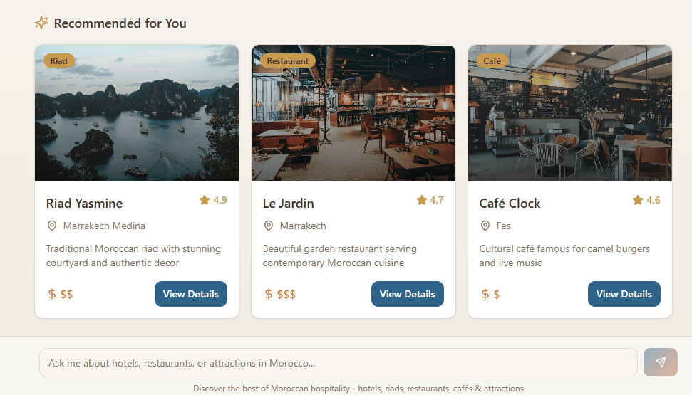 Marrakech Muse — Conversational Assistant for Moroccan Tourism cover